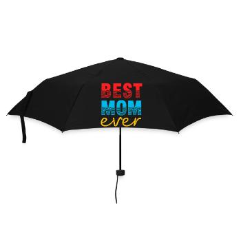 momBest Mom Ever Gift Shirt - Umbrella (small) - black - Front