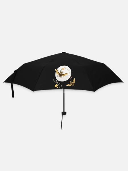 Insekt - Regenschirm (klein) - Schwarz