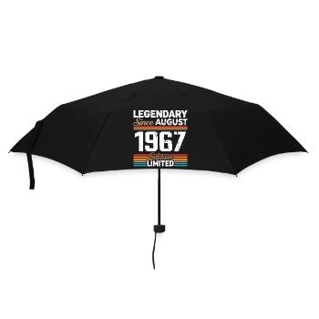 Légendaire Depuis Août 1967 Vintage Rétro - Parapluie standard - noir - Devant