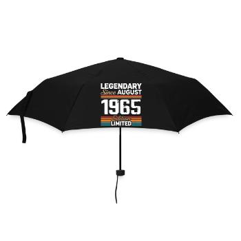 Légendaire Depuis Août 1965 Vintage Rétro - Parapluie standard - noir - Devant