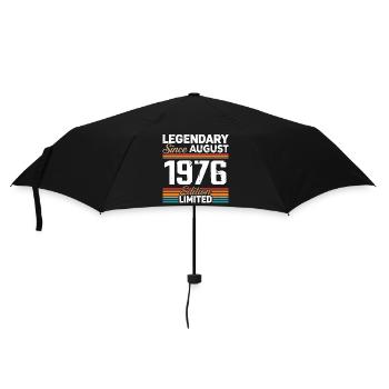 Légendaire Depuis Août 1976 Vintage Rétro - Parapluie standard - noir - Devant