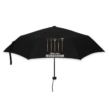 Admin Programmierer ITler Informatiker Spruch EXE - Regenschirm (klein) - Schwarz - Vorne
