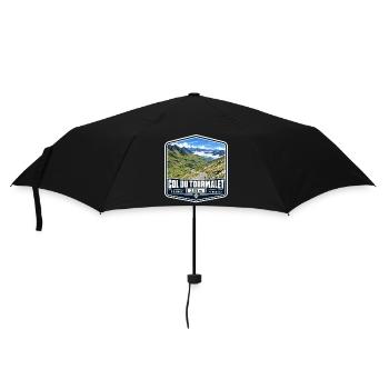 Col du Tourmalet - Regenschirm (klein) - Schwarz - Vorne