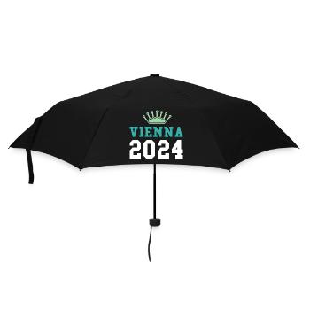 Vienna 2024 Wien Krone - Umbrella (small) - black - Front