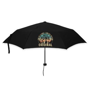 Legendär Seit Juni 1972 Geburtstag Geschenk 1972 - Regenschirm (klein) - Schwarz - Vorne
