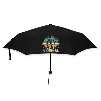 Anniversaire de juillet 1955 Cadeau d'anniversaire de juillet 1955 - Parapluie standard - noir - Devant