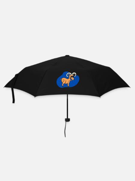 Cartoon Bock - Umbrella (small) - black