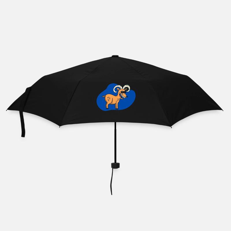 Dessin animé Bock - Parapluie standard - noir