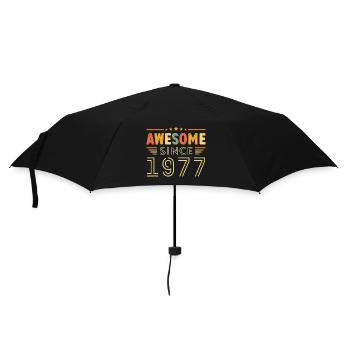 Millésime Légende 1977 Cadeau de 1977 - Né en 1977 - Parapluie standard - noir - Devant