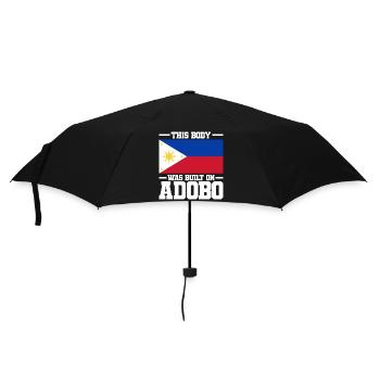 Philippinen Flagge | Filipino Land Asien Geschenke - Regenschirm (klein) - Schwarz - Vorne