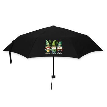 Gnome De La Saint Patrick Shamrock St. Patrick's - Parapluie standard - noir - Devant
