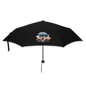 Original 2018 Vintage 2018 Birthday 2018 - Umbrella (small) - black - Front