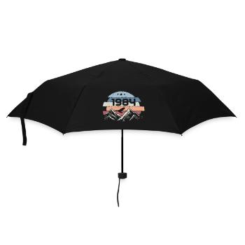 Original 1984 Vintage 1984 Birthday 1984 - Umbrella (small) - black - Front