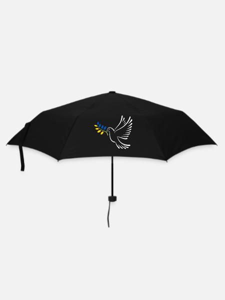 Friedenstaube Ukraine - Regenschirm (klein) - Schwarz
