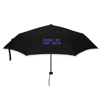 Made in the 90's - Regenschirm (klein) - Schwarz - Vorne