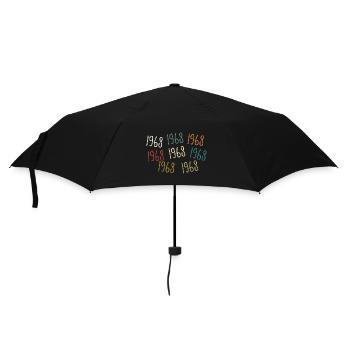 Né en 1968, année de naissance - légendaire depuis 1968 - Parapluie standard - noir - Devant