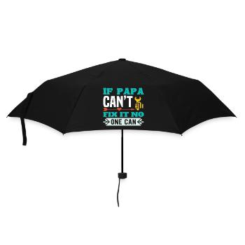 Men If Papa Can't Fix Papa Gift - Umbrella (small) - black - Front