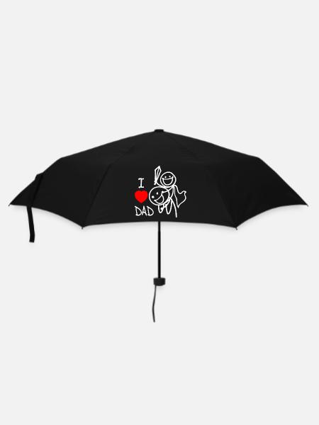 i love dad EN - Umbrella (small) - black