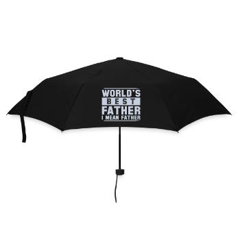 Weltweit bester Farter Mid-Range Dad- Funny Dads - Regenschirm (klein) - Schwarz - Vorne