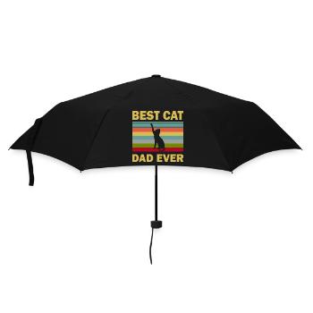 Cat's father - Umbrella (small) - black - Front