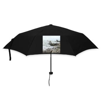 Fischerhütten - Regenschirm (klein) - Schwarz - Vorne