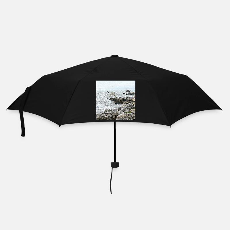 Les cabanes de pêcheurs - Parapluie standard - noir