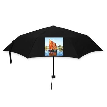 Le voilier de feu - Parapluie standard - noir - Devant