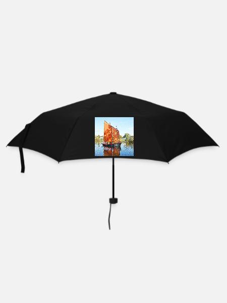 The Sailboat of Fire - Umbrella (small) - black