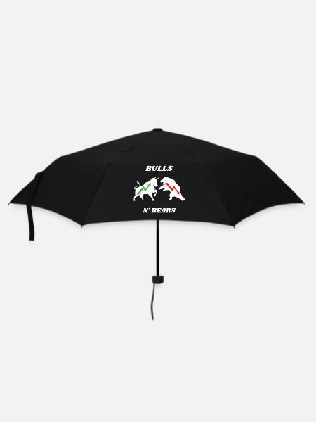 BULLS BEARS - Umbrella (small) - black