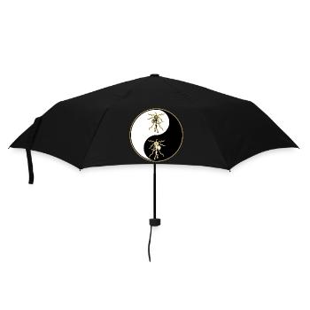Chaman dansant en Yin Yang - Parapluie standard - noir - Devant