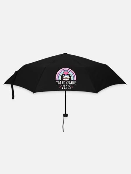 Third Grade Vibes - Umbrella (small) - black