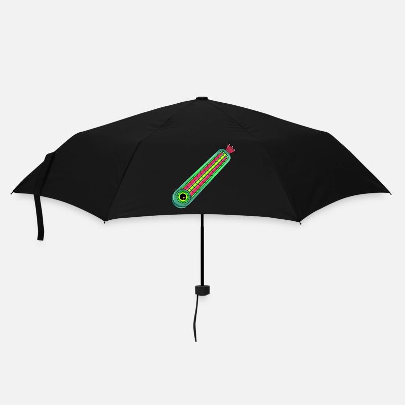 FIEBER - Regenschirm (klein) - Schwarz