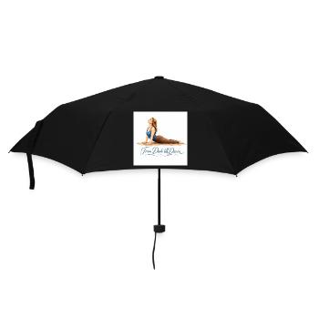 Du crépuscule à l’aube : Yoga - Parapluie standard - noir - Devant