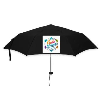 Gute Laune Kreis Farbig Positiv - Regenschirm (klein) - Schwarz - Vorne