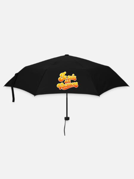 Je suis en vacances - Parapluie standard - noir