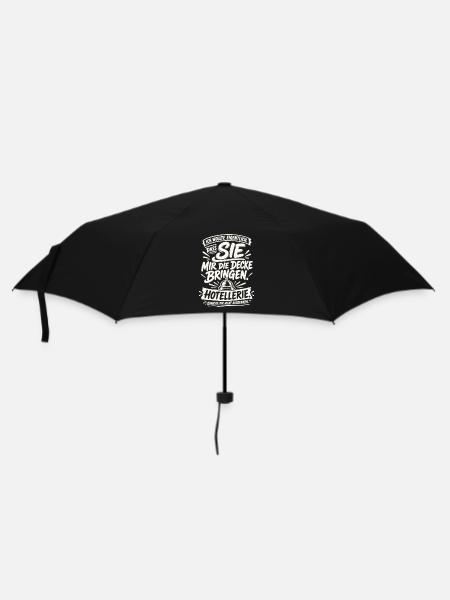 Ich wollte, dass SIE die Decke bringen - Regenschirm (klein) - Schwarz
