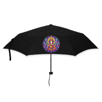 Ganesha - Regenschirm (klein) - Schwarz - Vorne