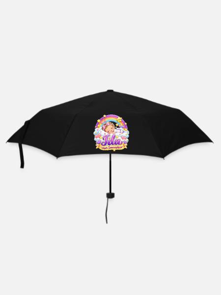 Ida Sonnenschein Regenbogen - Regenschirm (klein) - Schwarz