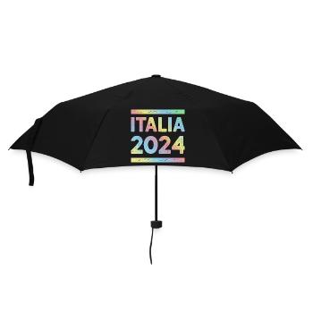 L’équipe des fêtes colorées d’Italia 2024 - Parapluie standard - noir - Devant
