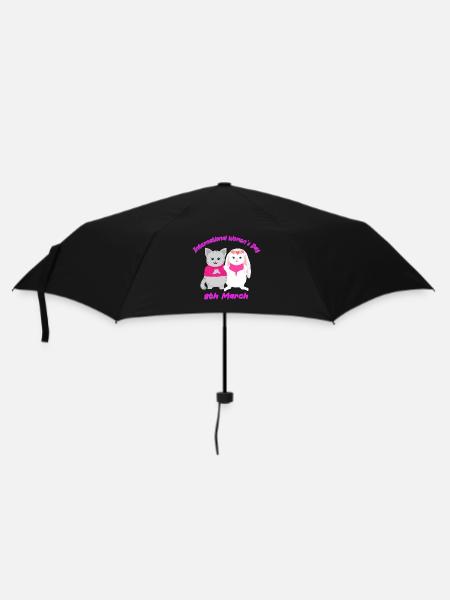 International Women´s Day - Regenschirm (klein) - Schwarz