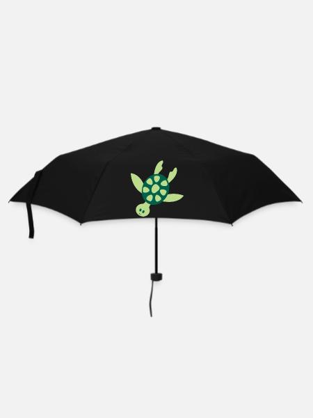 Tortue de mer colorée - Parapluie standard - noir