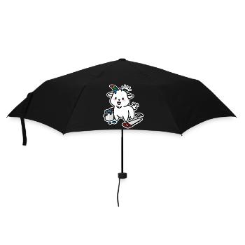Unicorn DIY Kawaii Mignonne Capricorne Chèvre - Parapluie standard - noir - Devant