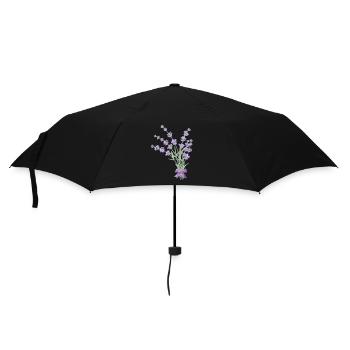 Bouquet of lavender - Umbrella (small) - black - Front