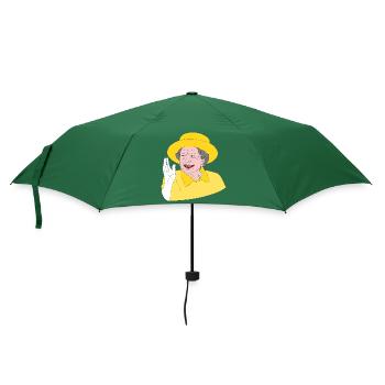 Elizabeth II - 70th Anniversary of the Throne - Design Shirt - Umbrella (small) - bottlegreen - Front