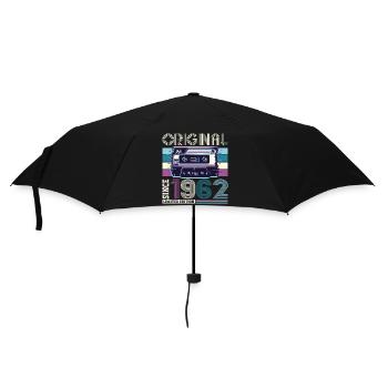 Original 1962 60th Birthday Gift Hommes - Parapluie standard - noir - Devant