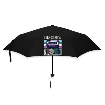 Original 1951 71st Birthday Gift Men - Umbrella (small) - black - Front