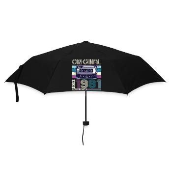 Original 1981 41st Birthday Gift Hommes - Parapluie standard - noir - Devant