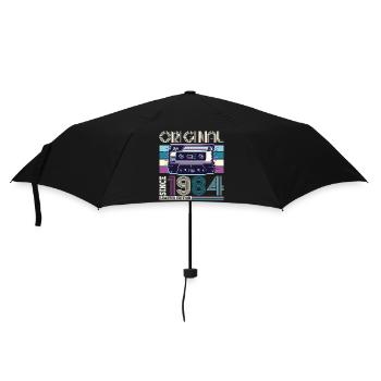 Original 1984 38th Birthday Gift Men - Umbrella (small) - black - Front