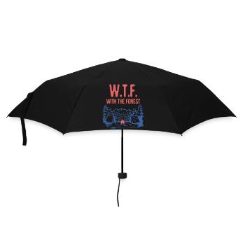 WTF avec le camping forestier Wildlife Camper - Parapluie standard - noir - Devant