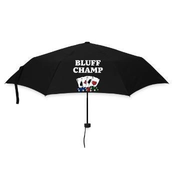 Bluff Champ Card Games Poker Card Player Poker - Parapluie standard - noir - Devant